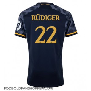 Real Madrid Antonio Rudiger #22 Udebanetrøje 2023-24 Kortærmet